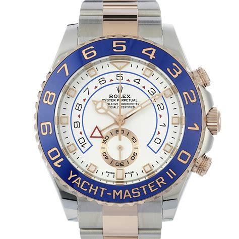 yacht master acciaio oro